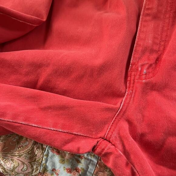 Vintage 80s 90s Chic Coral Red High Waist Taper Ankle Mom Jeans 26” waist - Picture 9 of 9